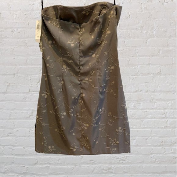 RAMPAGE -- Gray Minidress, Strapless and Embroidered, New/Tags - Picture 8 of 16